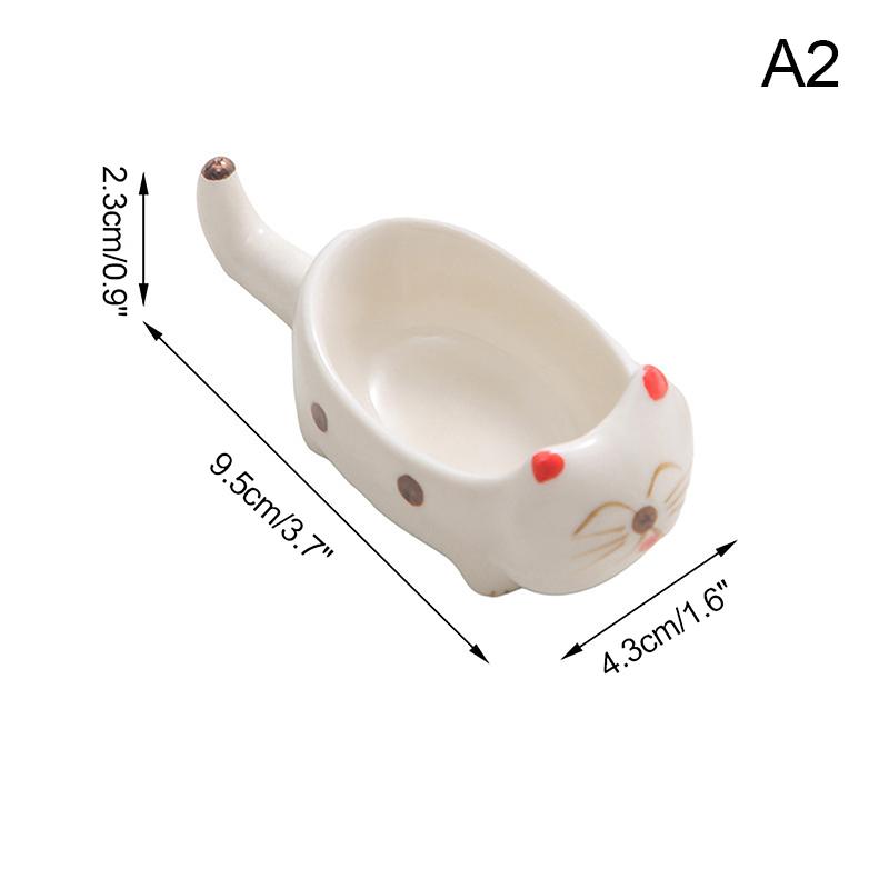 Милая кошка керамическая маленькая тарелка мини горчица песто томатный кетчуп соевый соус тарелка приправа тарелки с ручкой для домашнего ресторана