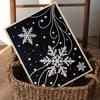 DIY Снежинки Жемчужная Живопись для Декора Стен Дома Жемчужные Камни Картины Искусство и Поделки для Взрослых/Новичков Идея для Подарка Декор Дома Без Рамы