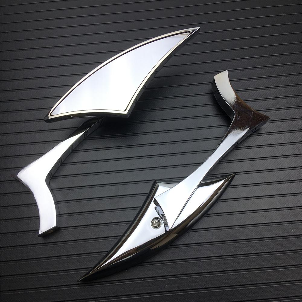 Боковые зеркала заднего вида для мотоцикла 8 мм 10 мм для Harley Honda Yamaha Kawasaki Street Sports Bike Chopper Cruiser