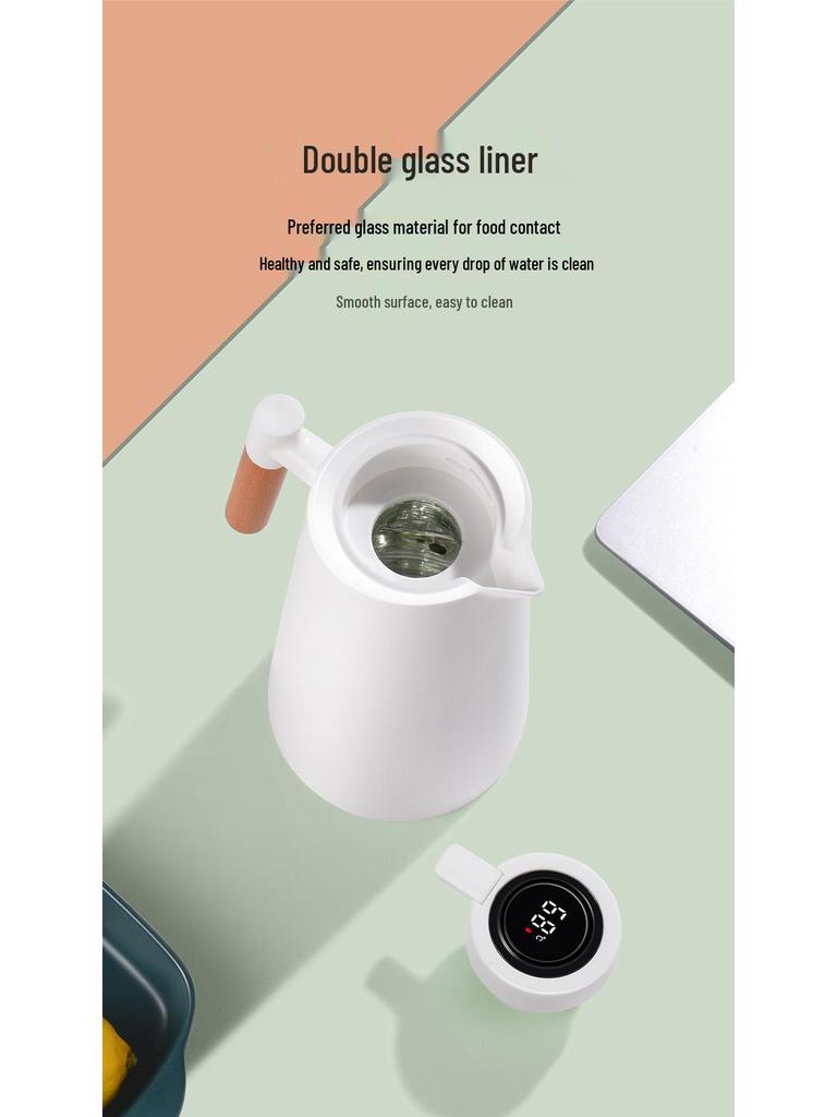 Умный термос-чайник большой емкости с изоляцией для горячей воды