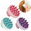Silicone Hair Scalp Massager Shampoo Massage Comb Bath Massage Brush Scalp Massager Hair Shower Brush Comb Care Tool