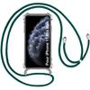 Защитный чехол - E.F.CONNECTION - для iPhone 11 Pro Max - Гибкий - Прозрачный-Ночной зеленый - Защита от царапин