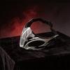 Cosplay Half Face Mask ABS Plastic Lightweight Adjustable For Halloween Party Theater Performances Role Play Costume