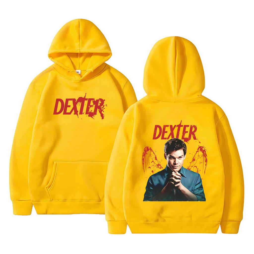 Hot Sale Dexter Morgan Graphic Print Hoodie Men Women Vintage Casual Oversized Pullover Men's Fashion Gothic Hoodies Streetwear