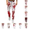 Men's Halloween Print Trousers Men's Casual Sports Trousers With Drawstring