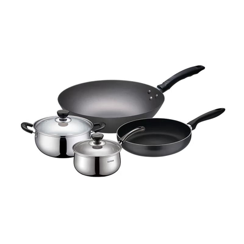 SUPOR Stainless Steel Cookware Set - 4 Piece