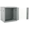 Network Cabinet with Storage Grey 60 x 60 x 65 cm Steel