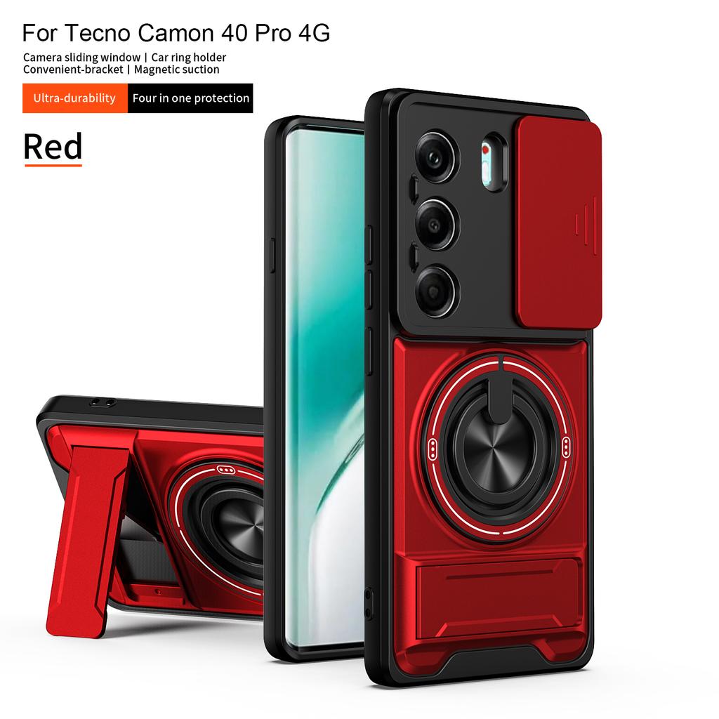 Для Tecno Camon 40 Чехол Tecno Camon 40 Pro 4G 5G Обложка Магнитный держатель-книжка Magsafe Защитный чехол-броня для камеры