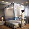 Mei Yun Ge fence protection level double mesh screen three door back bottom bed sheet anti fall mosquito net