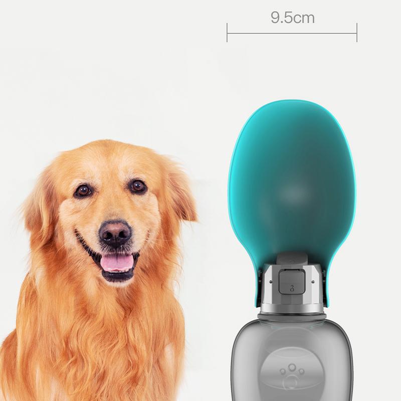 Портативная бутылка для воды для собак, 800 мл, для маленьких, средних и больших собак, поилка для путешествий на открытом воздухе, кормушка для щенков и кошек, аксессуары для лабрадора