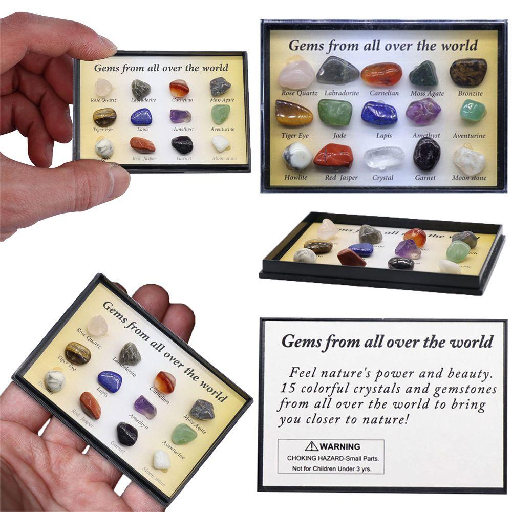 Преподавание географии Необработанные драгоценные камни Минералы мира Образцы минералов Кристалл кварца Образцы руды