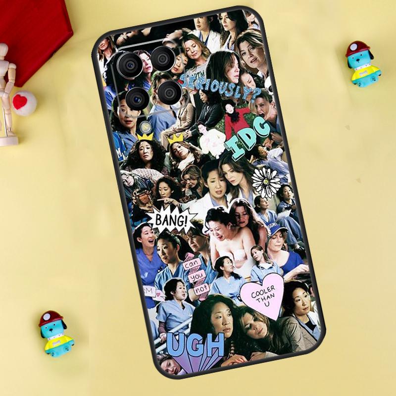 Greys Anatomy Collage Case For Samsung Galaxy M55 M14 M34 M54 M32 M52 M15 M11 M12 M13 M06 M16 M36 M56 M31 M53 M35