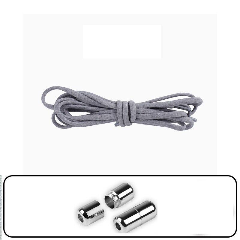 Unisex Shoelaces for Sneakers Semicircle Kids and Adult Shoelaces Without Ties Quick Lazy Metal Lock Laces