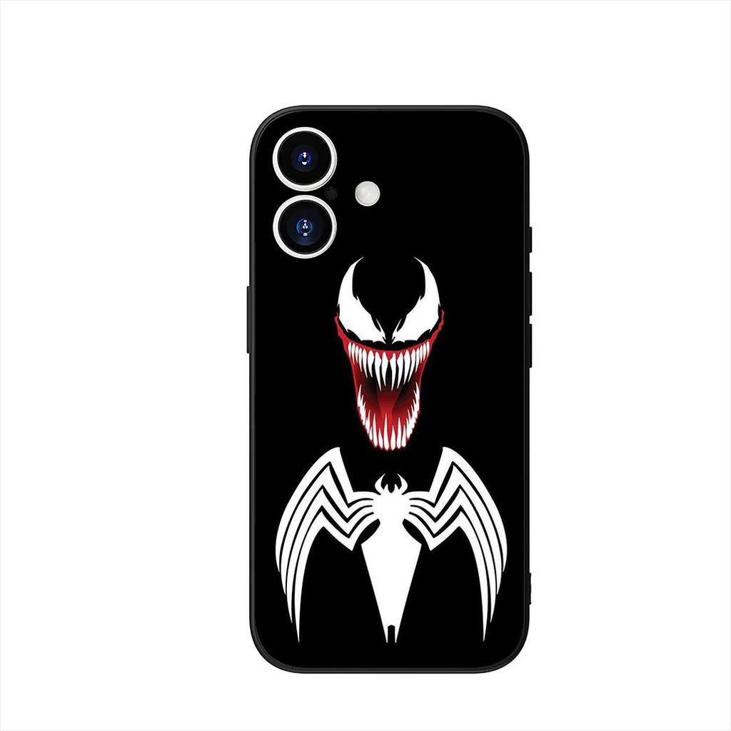 Phone Cover for Samsung Galaxy A55 A54 A25 A36 A17 A26 A35 A33 A34 A14 A37 S8 S9 S20 S21 FE S10 Plus Case Marvel Venom Casing