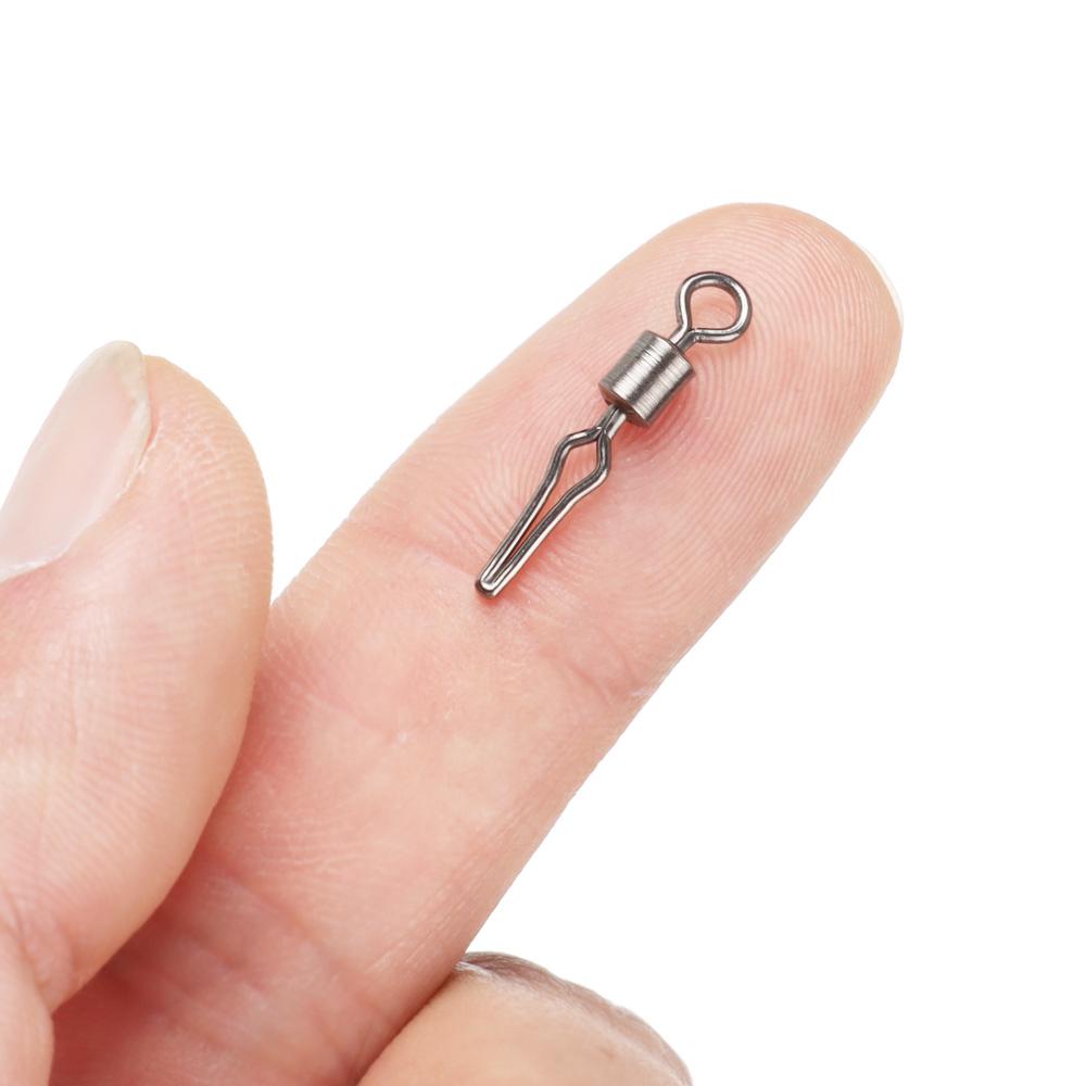 Замок Нержавеющая сталь Рыболовный Подвесной Защелка Вертлюжки С Боковым Зажимом Лески Рыболовные Крючки И Всякая Всячина
