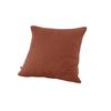 Taie D'oreiller Double Gaze Coton Gaia 80 X 80 Cm Terracotta