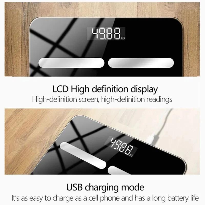 Интеллектуальные электронные весыТочно фиксируют и подключаются к приложению для просмотра данных,Всесторонний контроль здоровья,Весы для здорового веса