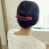 Wild Simple Girls Matte Women Seamless Plastic Hair Claw Duckbill Clip Face Wash Hairpin