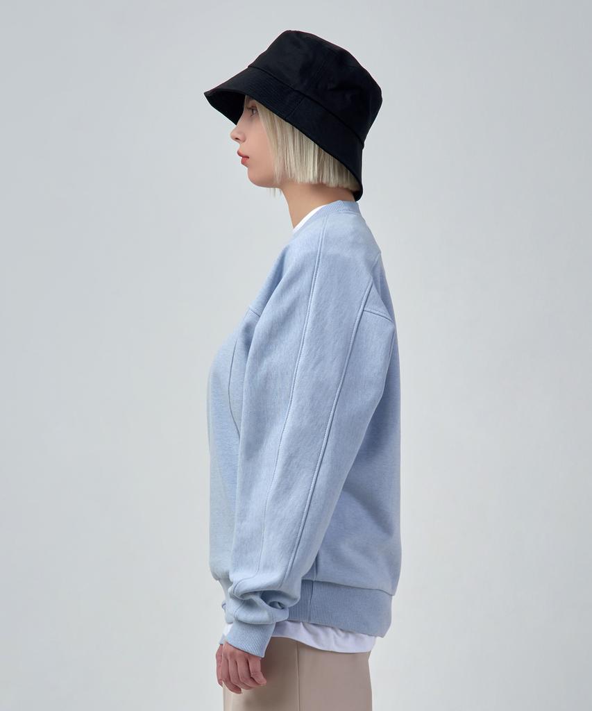 Унисекс свитшот с вышивкой SSQR Kiz_01_M.Blue_Medium