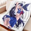 Мультяшный VTuber Shylily Фланелевое одеяло Покрытие Тепло Мягкость Аниме-одеяло Многофункциональный Декор Дом Универсальные одеяла