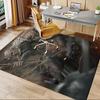 Lord of the Rings Polyester Office Carpet Chair Mats, Home Decor Dormitory Floor Protector with Anti-Skid Backing, Large Area Coverage,Chris