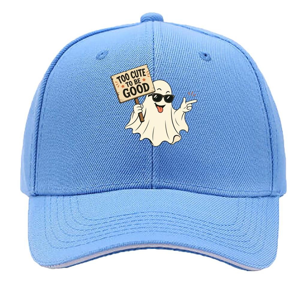 Troublemaker Ghost Western Humor Gra Sandwich Baseball Cap Sun Cap Outdoor Workouts Hat