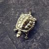 Vintage Brass Crocodile Turtle Ornaments Home Turtle Keychain Pendants Tea Pet Ornaments Turtle Handicraft Ornaments Wholesale
