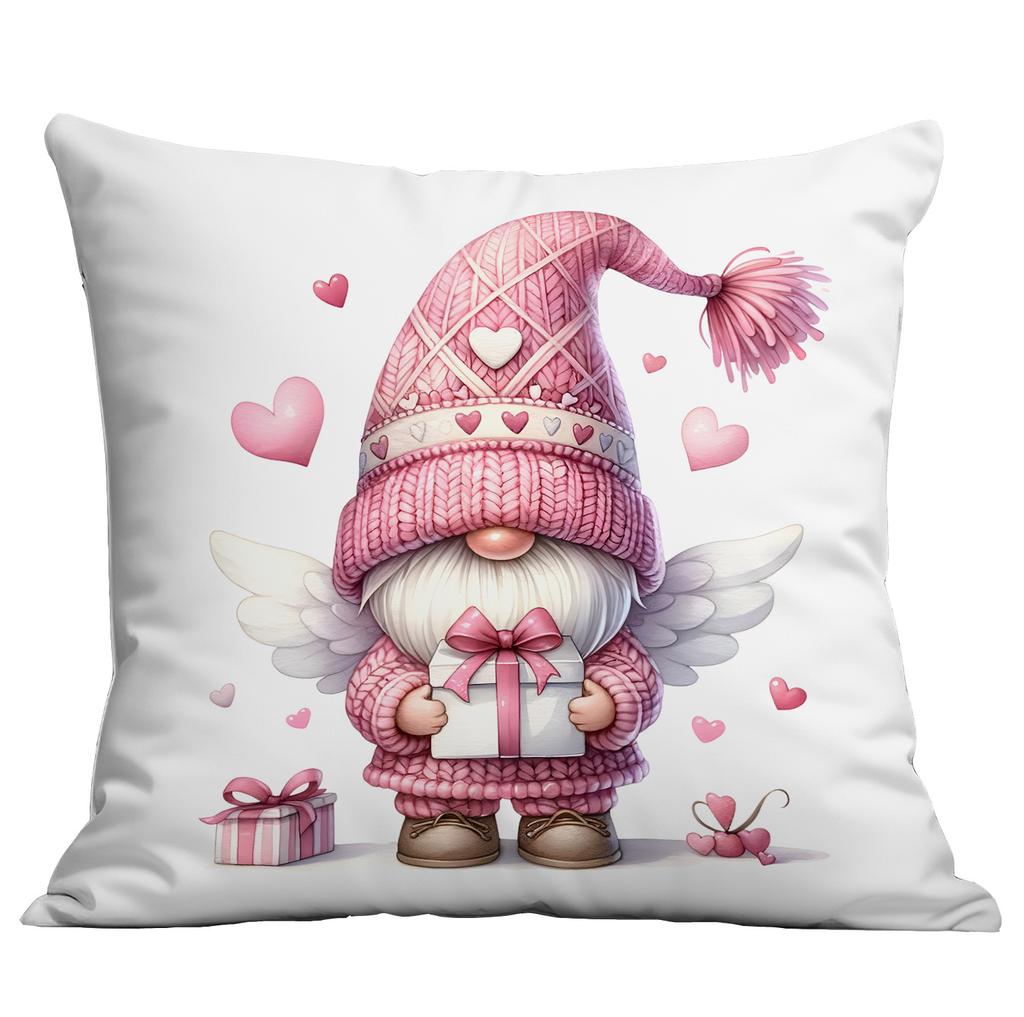 Новая подушка-пуш к Дню святого Валентина, милый Купидон, розовая наволочка для подушки-пуш, домашняя наволочка для подушки-пуш