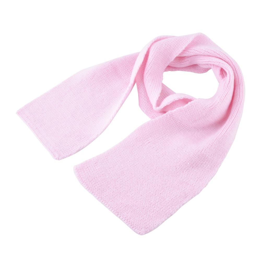 Зимняя шапка и шарф для девочек, теплая однотонная вязаная шапка, комплект с жемчугом, помпоном из искусственного меха, детская шапка