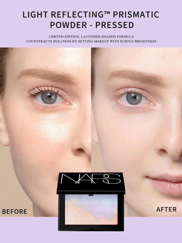 Nars Light Reflecting Setting Powder Pressed -Interstellar-Lavender Pastel Colors - 0.35 Oz./10g