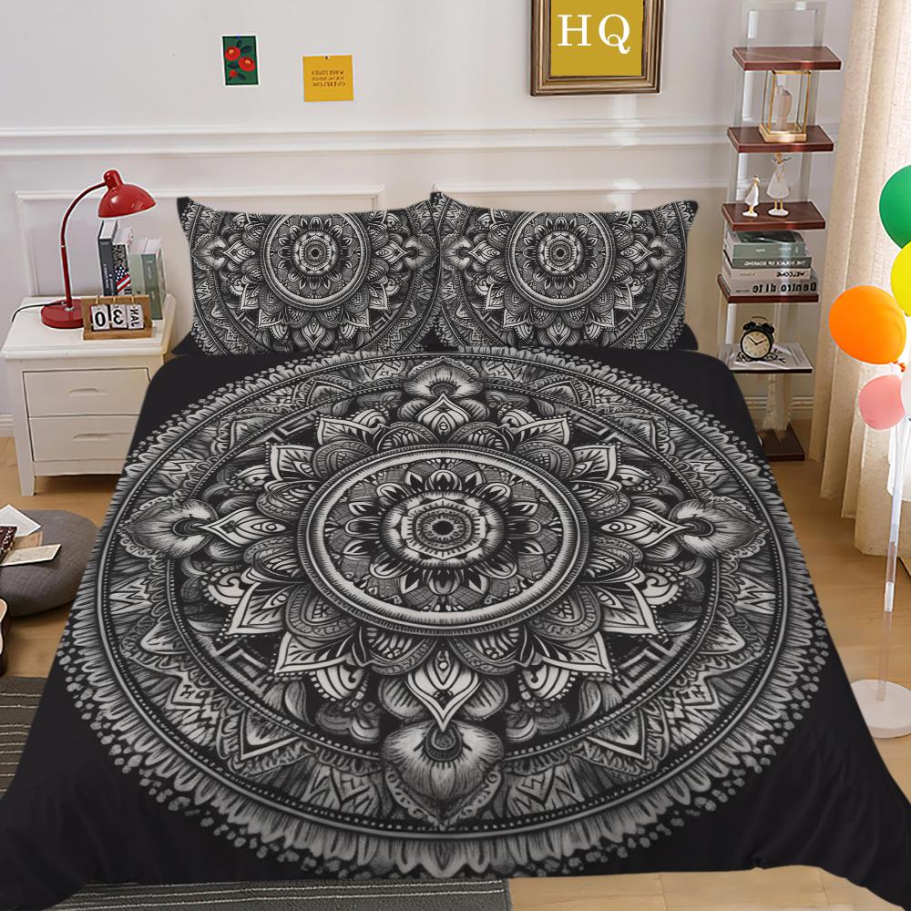 Модный комплект постельного белья для дома, мягкий полиэстер, наволочка с принтом, двойной размер, мужские пододеяльники, наборы украшений для дома