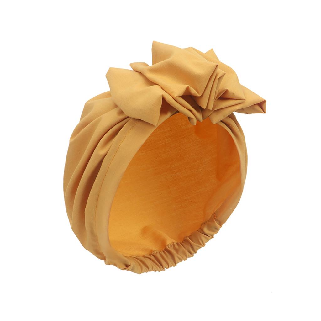 New Women Hijab Turban Solid Large Bow Head Scarf Muslim Women Scarf French Retro Flower Head Cap Hat Fashion Ladies Bandanas