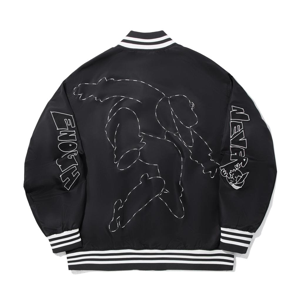 Li Ning X Henry Jones Сотрудничество Художника Принт Письма Мягкая Удобная Дышащая Универсальная Куртка Мужские куртки AFDV627-2