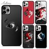Yin Yang Koi Fish Art Phone Case for iPhone 11 12 13 14 Pro Max Mini X XR XS SE 2020 6 7 8 Plus Samsung Galaxy S21 S22 Shell