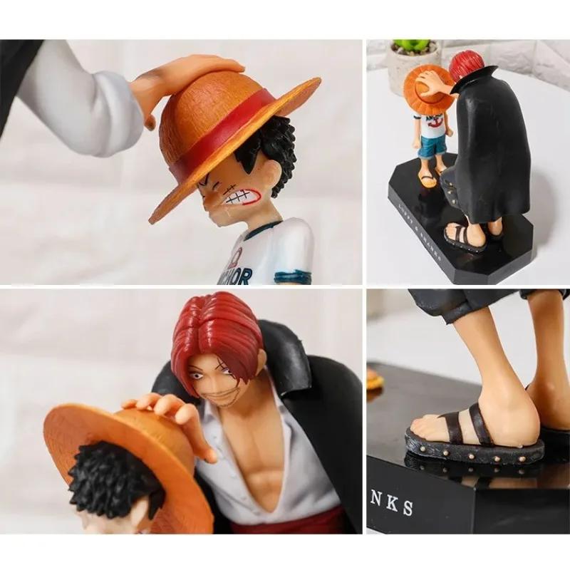 18 см One Piece Фигурки Действия Луффи Фигурка Игрушки ПВХ Monkey D. Фигурки Луффи One Piece Аниме Статуэтка Модель Украшение Подарки на День Рождения