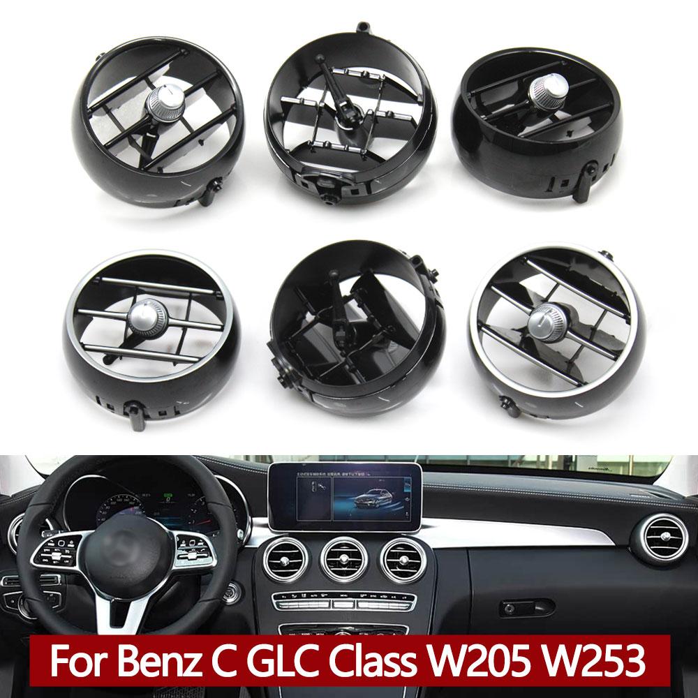 Car Front Rear Console Air Conditioner AC Vent Grille Outlet Cover Panel For Mercedes Benz C GLC Class W205 W253 C180 C200 C260
