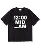 MIDNIGHT12AM Mid_Am Футболка с коротким рукавом Черная