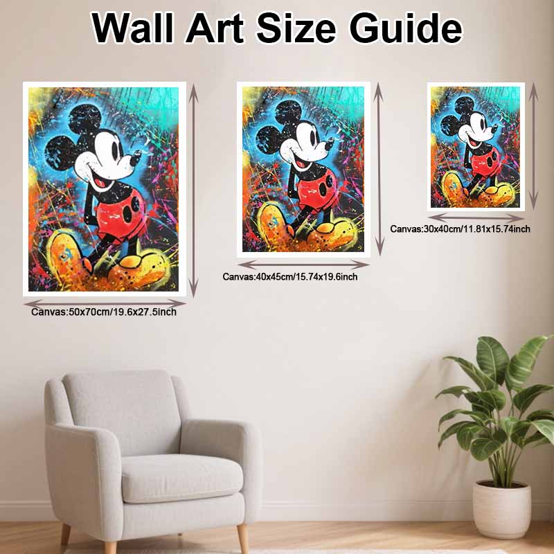 Disney 5d diamond painting full of diamonds diy diamond embroidery graffiti art decorative painting ornaments living room