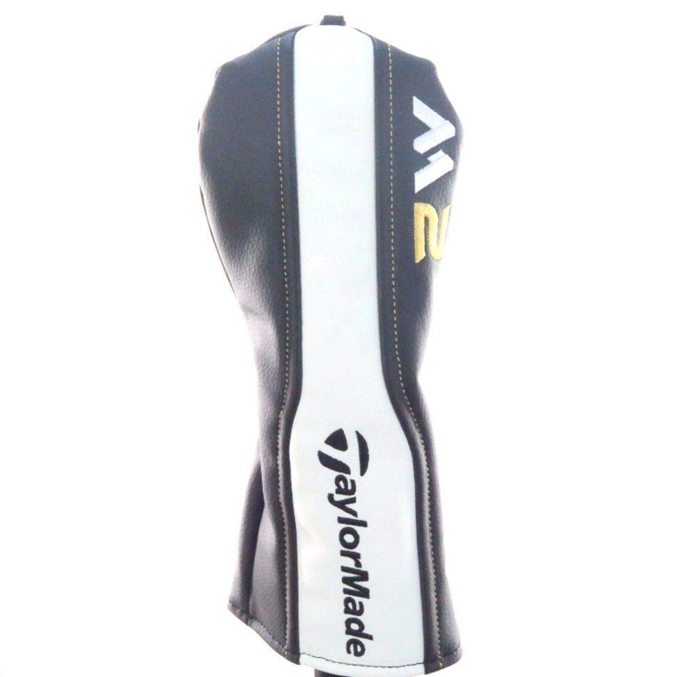 Чехол на голову TaylorMade M2 Leather Fairway Wood черного/белого/золотого цвета.