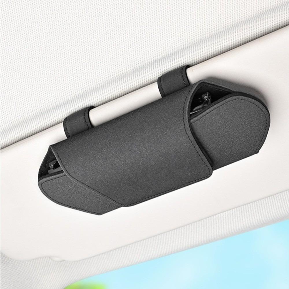 Premium Magnetic Suction Car Glasses Case High-end Car Interior Sunglasses Box Automobile