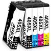 Pack of 5 Cartridges - EPSON - 405 XL - High Print Quality - Multi-color - Compatible