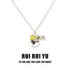 RUI RUI YU Incomplete Statue Art Pendant Pendant Necklace for Women Men Girlfriend Couple Lover Jewelry Gift