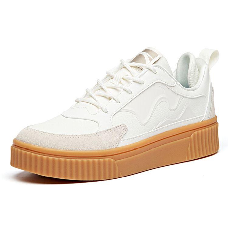 Anta Кроссовки Lifestyle Series Non-Slip Durable Low-Top для мужчин Кроссовки Ivory-White 912018050-2