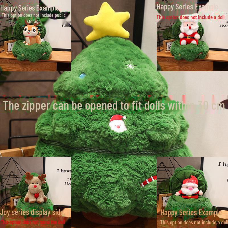 Праздничная плюшевая подушка в виде Санты, оленя и снеговика — идеальный рождественский подарок