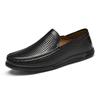 Hollow Out Loafers Shoes For Men Boat Shoes 2025 Summer Business Leather Man Moccasins Mens Driving Casual Shoe Slip On Flats