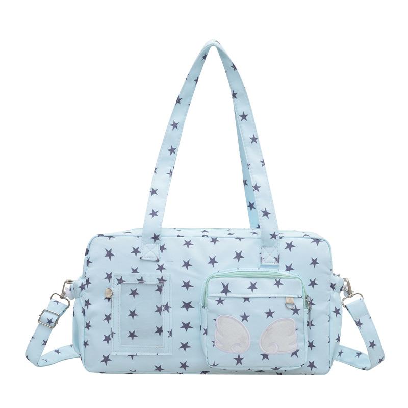 Baby bag pain bag Japanese star print tote bag women's year new shoulder bag commuter highvalue underarm bag