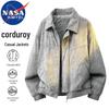 NASA MARVEL Men's Corduroy Retro Workwear Jacket