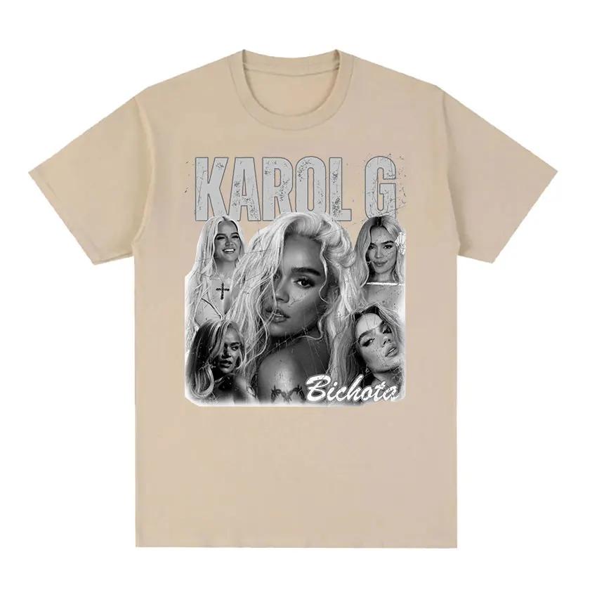 Vintage Karol G Manana Sera Bonito Graphic T Shirt WoHip Hop Gothic Short Sleeve T-shirts Clothing Oversized T-shirt