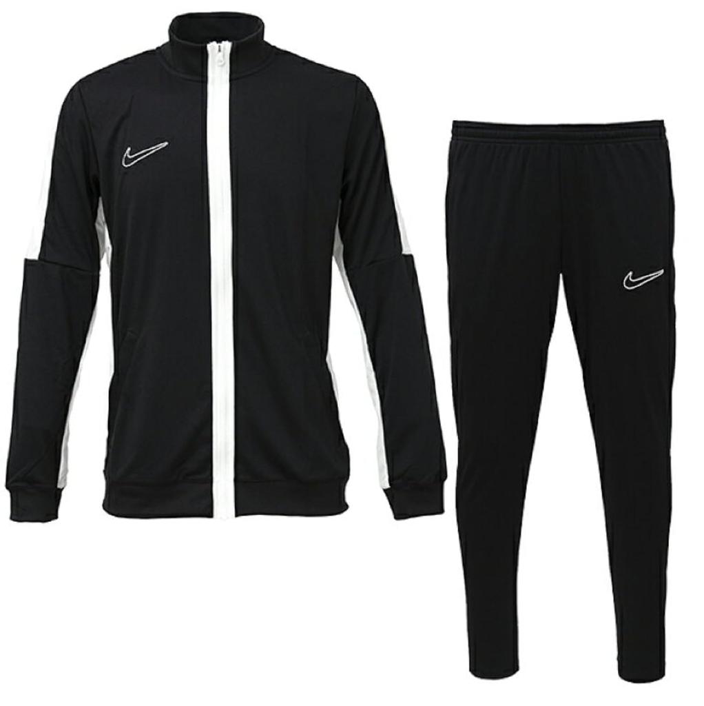 Nike Легкий тренировочный костюм Academy 23, куртка и брюки DR1681 x Черный спортивный костюм Dri-FIT, Комплект, Верх US-L (180-189 см), Брюки US-XL (Талия 96-109 см),