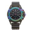 Versace CHRONO ACTIVE Watch, 43mm, Multicolor Dial, Sapphire Crystal, Quartz Movement, Swiss Made, Brand Name VEZ701022, Black